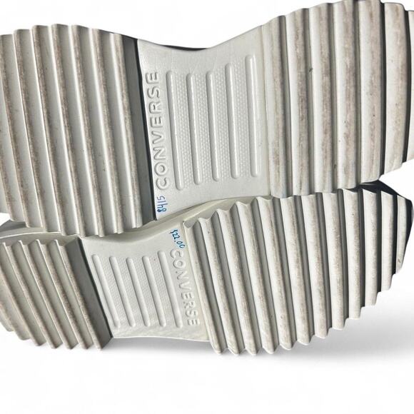 Converse Run Star Hike Orange White Platform Sneakers - Chunky Sole Trainers - Picture 7 of 7